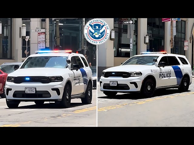 *RARE* Federal Protective Services Police Responding CODE 3 FAST! (Homeland Security)