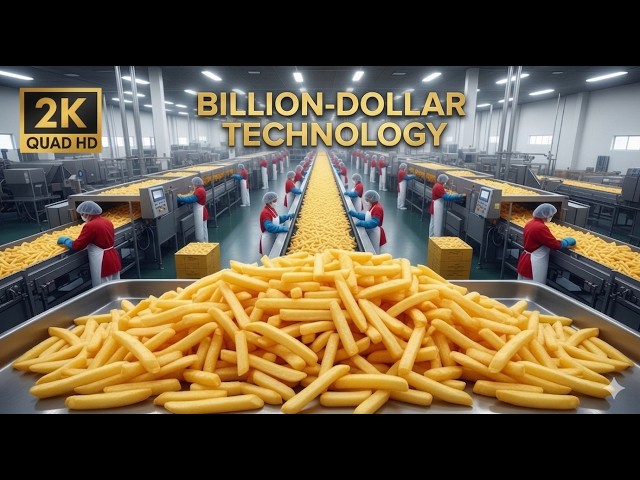 Inside the Billion-Dollar Frozen French Fries Factory: The Journey from Farm to Bag ( Full Process )
