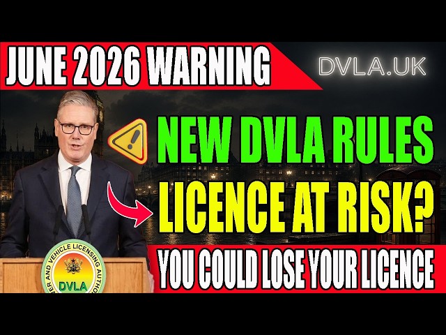 DVLA Alert 2026 New Medical Rules Could Put Your Driving Licence at Risk
