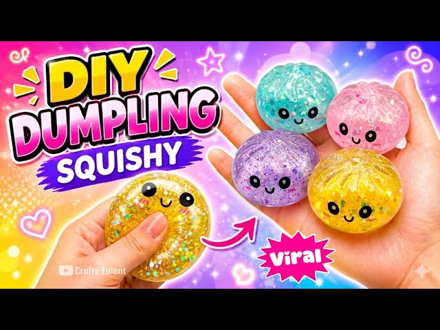 How to make viral dumpling at home / Paper craft/ Easy craft ideasDIY/ school project/art and craft