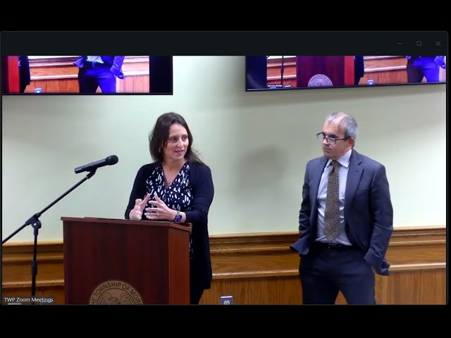 Unofficial Video of the Sept. 16, 2026 Morris Township Committee meeting.