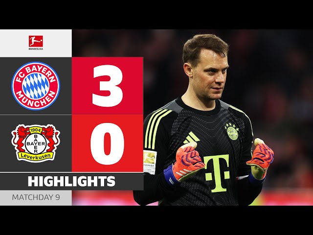 15th CONSECUTIVE Victory! | FC BAYERN - BAYER 04 LEVERKUSEN | Highlights | MD 9 – Bundesliga 2025/26