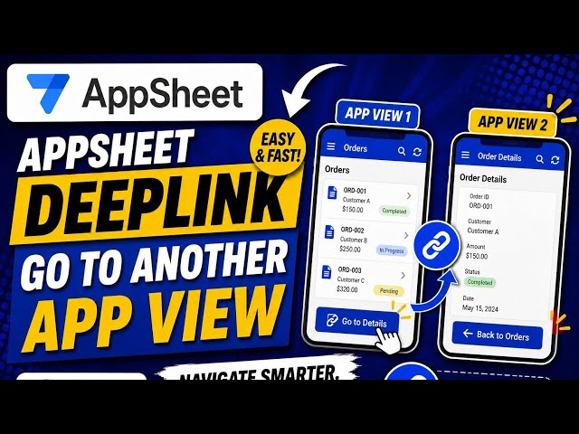 AppSheet Deeplink Go To Another App View