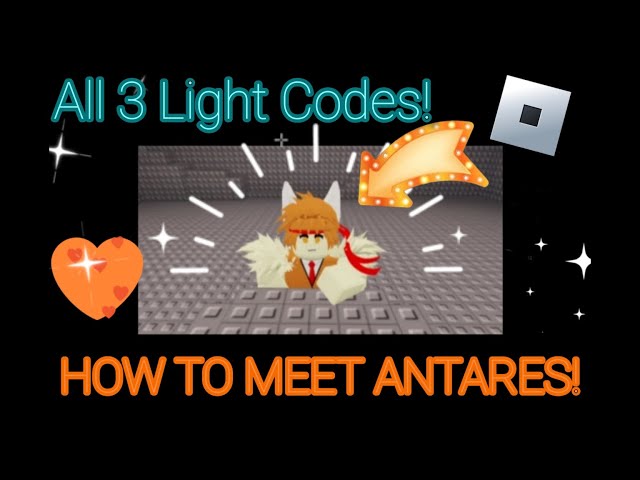 HOW TO MEET ANTARES!! All three light codes (STEPWISE TUTORIAL) | Roblox Enceladus |