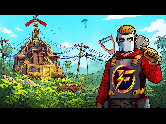 I Survived Rust Solo With a INSANE High Tech Base