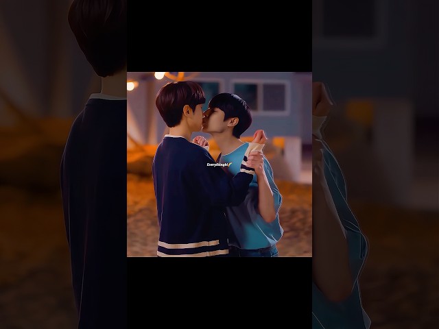 Their first kiss was the cutest🥹❤️#bl #kblseries #blseries #bldramaseries #kdrama