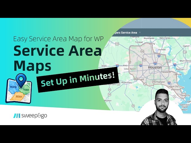 How to Easily Add a Service Area Map to WordPress (Using Zip Codes) #sweepandgo