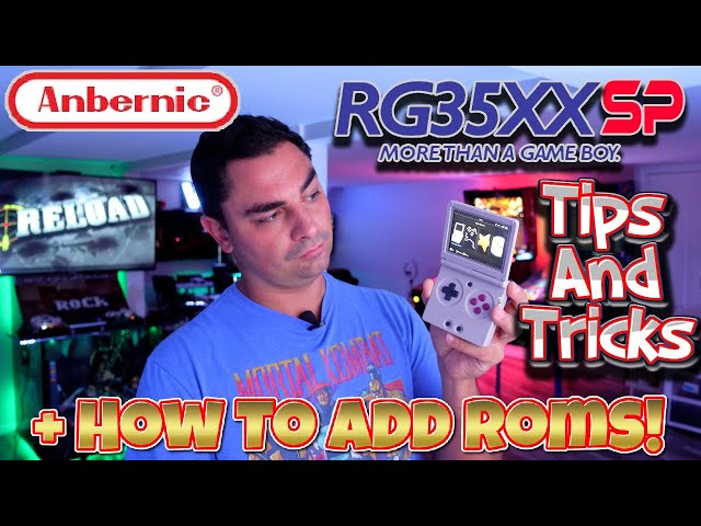 Anbernic RG35XXSP - Tips and Tricks Plus How To add Roms!