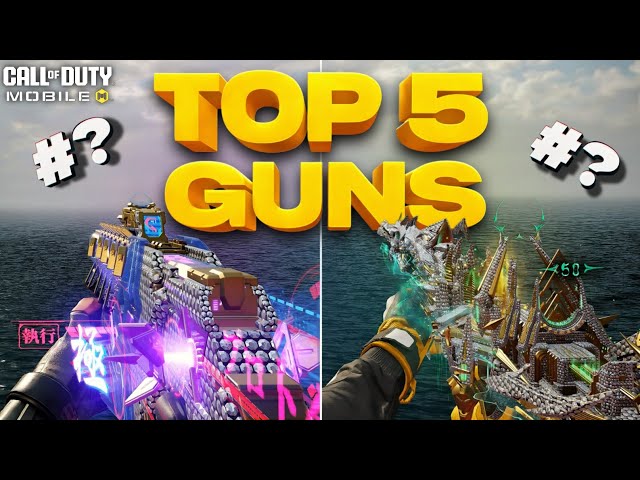 Top 5 best guns in Cod Mobile Season 7 (2026) #codm 
