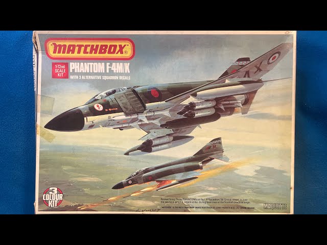 Matchbox 1975 Phantom F-4M/K Vintage Model Airplane Kit 