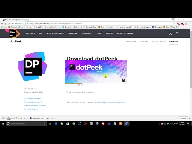 Decompiling  NET Programs using JetBrains dotPeek