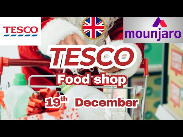 TESCO FOOD SHOP - starting to get ready for Christmas