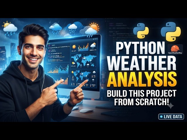 Python Weather Analysis Project with CSV | Step-by-Step Tutorial #Python #DataScience #Coding