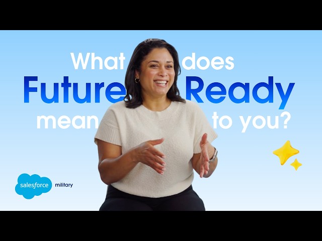 Learn New Tech Skills With The Salesforce Military Program