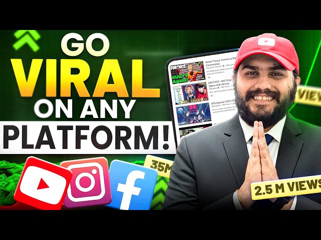 Give Me 10 mins and i will make you viral on Youtube, Facebook And Instagram