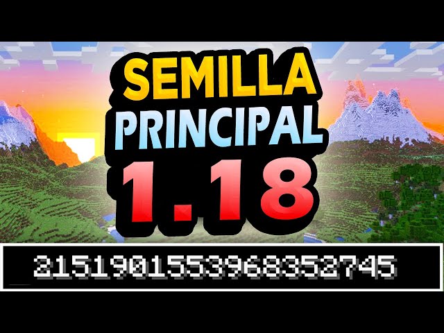 Encontraron la SEED PRINCIPAL DE LA 1.18