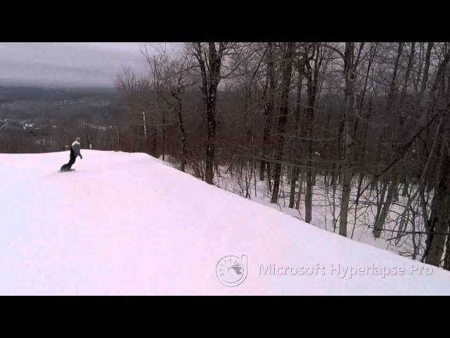 Snowboarding Hyperlapse