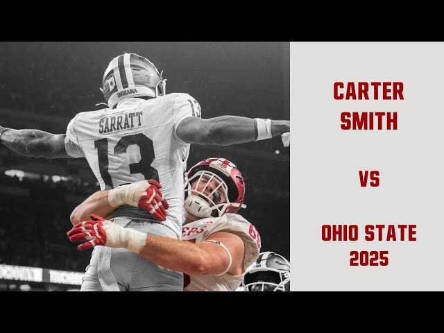Carter Smith vs Ohio State 2025 B1G Champ