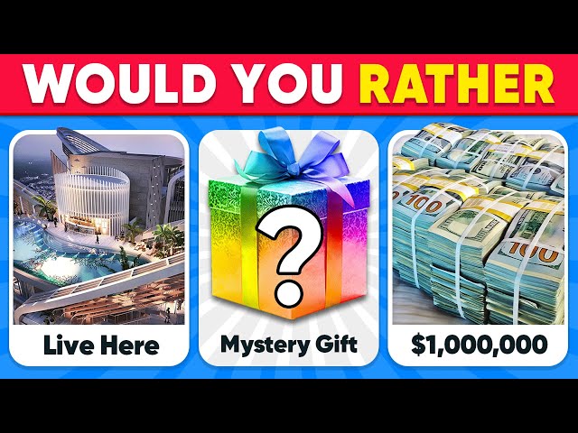 Would You Rather...? MYSTERY Gift 🎁 Luxury Edition 💎💲 Quiz Kingdom