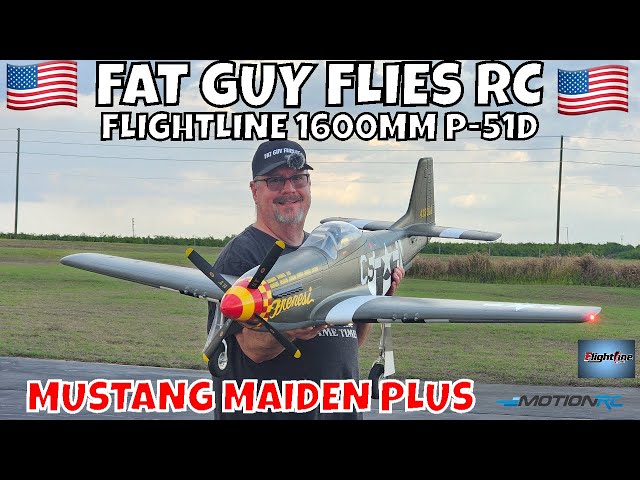 NEW! FLIGHTLINE 1600MM P-51D MUSTANG MAIDEN + by FGFRC #aviation #rc