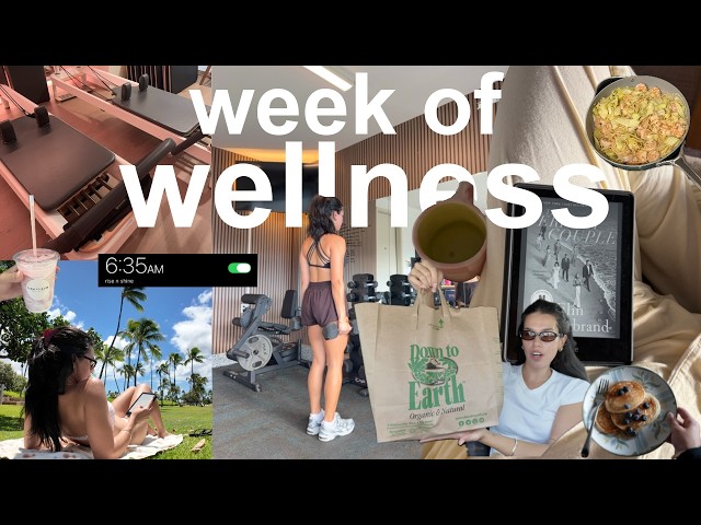 wellness vlog: week of workouts & getting back into routines!!