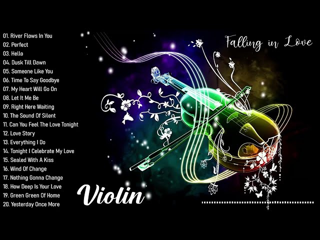 Hermosas canciones románticas de amor para violín Instrumental