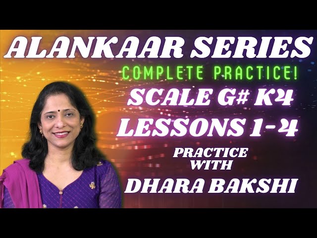 Complete Alankar Practice | Scale K-4 | G#