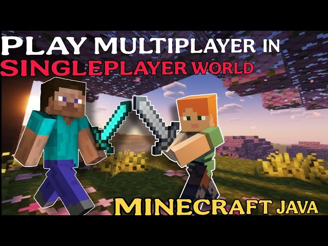 { CRACKED MINECRAFT }How to play Multiplayer with friends in a Singleplayer world in Minecraft JAVA