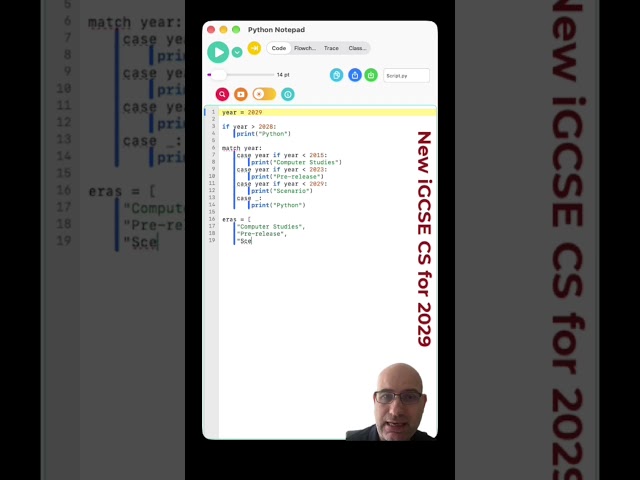iGCSE Computer Science 2029 Python changes Cambridge curriculum. #coding #python #programming