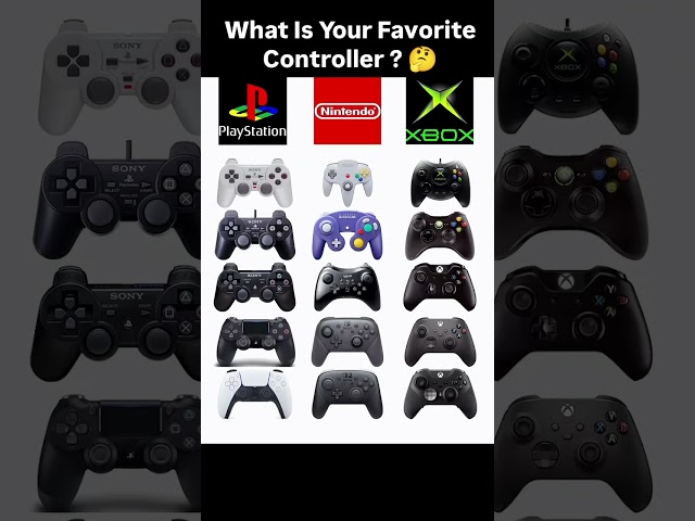 What Is Your Favorite Controller ?#controller #playstation #xbox #nintendo #gaming #retrogaming