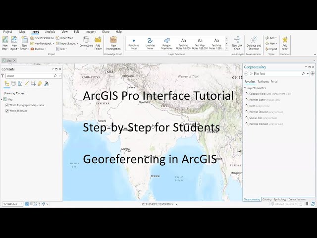 ArcGIS Pro Interface Tutorial | Step-by-Step for Beginners