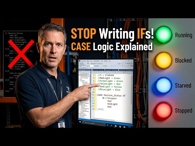 CASE Logic in Structured Text  PLC Running, Block