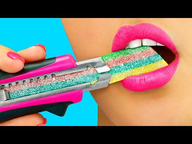 8 TRICKS TO HIDE FOOD IN CLASS / PRANKS TO PLAY IN CLASS