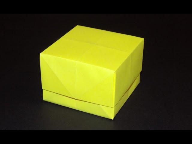 HOW to MAKE a BOX OUT of PAPER with THEIR HANDS ORIGAMI BOX Origami Box