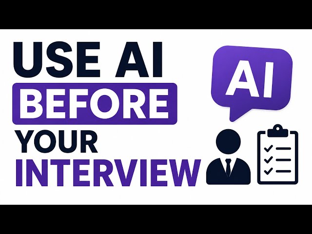 How to Use AI to Prepare for Any Job Interview
