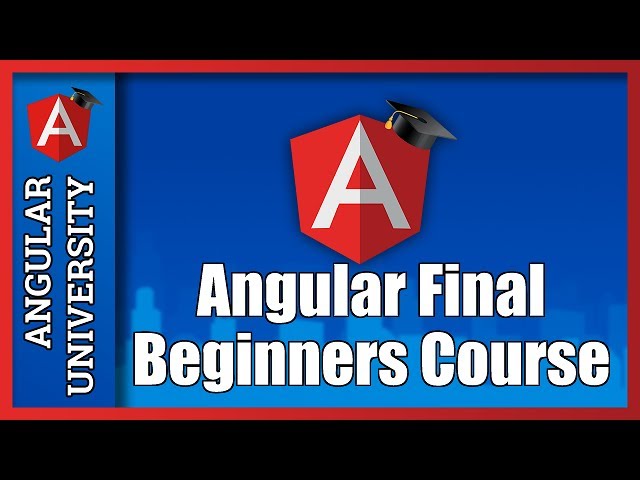 💥 Angular For Beginners Course Sample - Covers Angular Final Release
