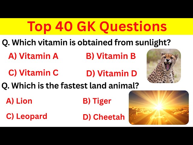 Top WORLD GK Questions || GK Quiz in English || GK Question and answer || General Knowledge