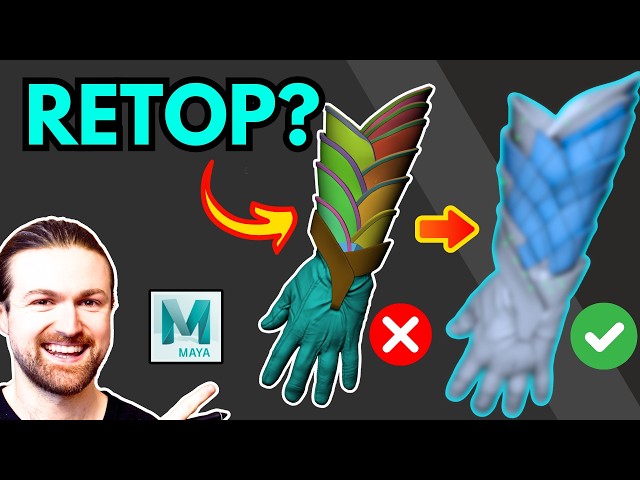 🦜Low Poly Retopology Masterclass: Pro Tips for Complex Models