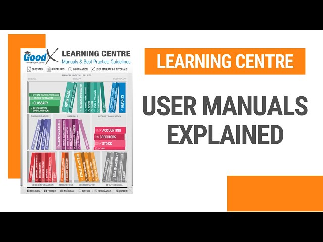 Learning Centre - User Manuals Explained