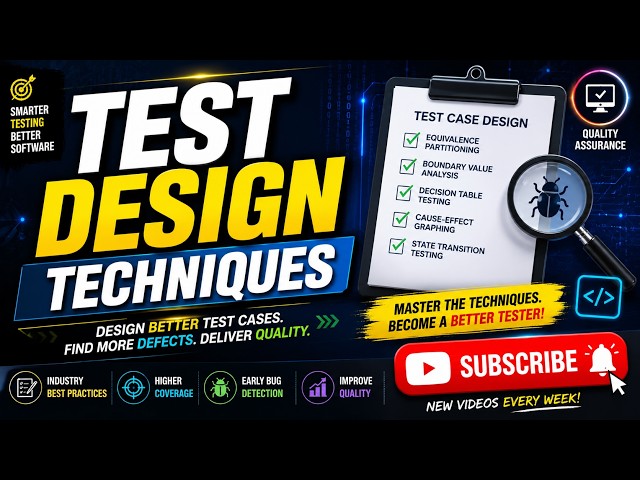 Test Design Techniques Explained | Every Software Tester Must Know! 🚀