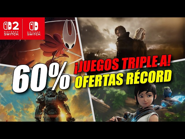 🚨🚨 ¡¡10 JUEGAZOS TRIPLE A CON PRECIOS IMBATIBLES!! REBAJAS Switch 💸 Ofertas Nintendo Switch Eshop