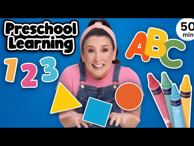Learn 1 2 3 & ABCD with Fun Activities | Activity-Based Learning | Learn With Miss Twinkle