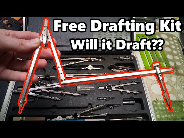 Dig through a 1960's Drafting Kit with me (or don't, that's fine)