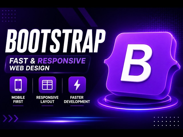 Bootstrap 5 Complete Tutorial 2026 | Bootstrap Grid System & Responsive Layout