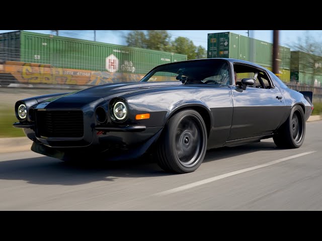 Chevrolet Camaro '73 Pro-Touring construido en garaje [4K]