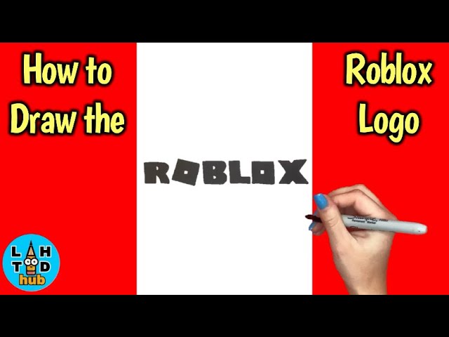 How to Draw the Roblox Logo | Roblox Art Lesson