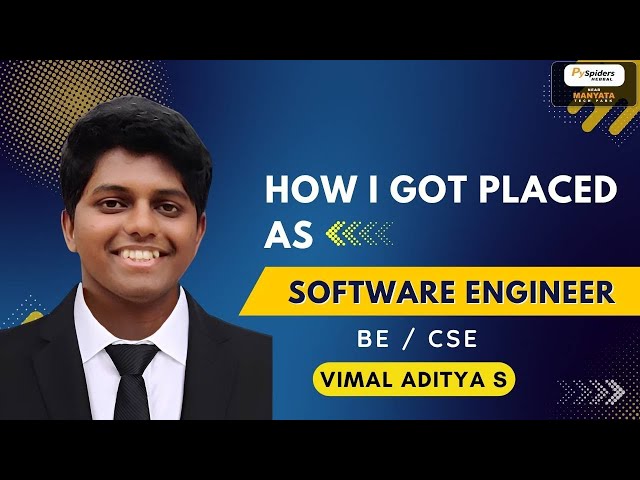 Meet Vimal Aditya, our newest superstar software trainee who just landed his dream job!