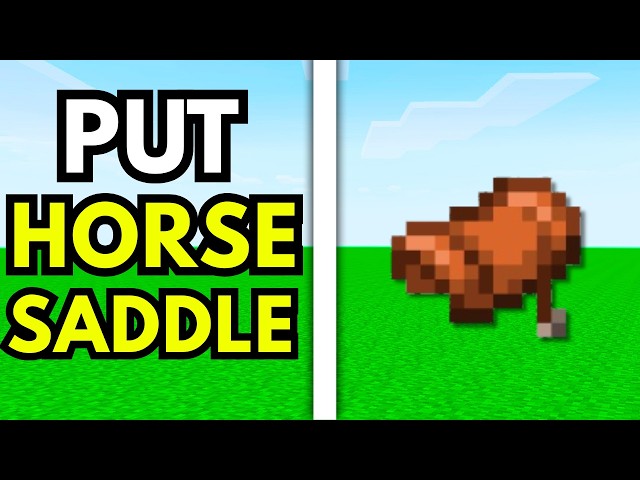 How To Put Saddle On Horse Minecraft Java | 2026 | Step-by-Step