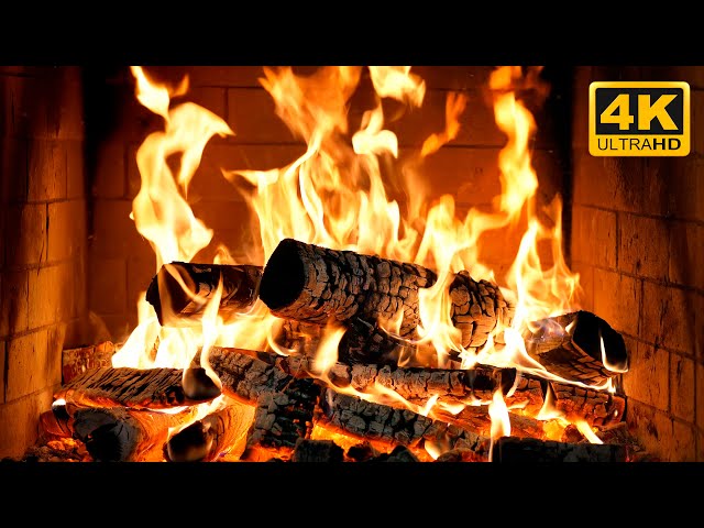 🔥 Cozy Fireplace 24/7 – Burning Logs, Flickering Flames and Soothing Fire Sounds for Deep Sleep 4K