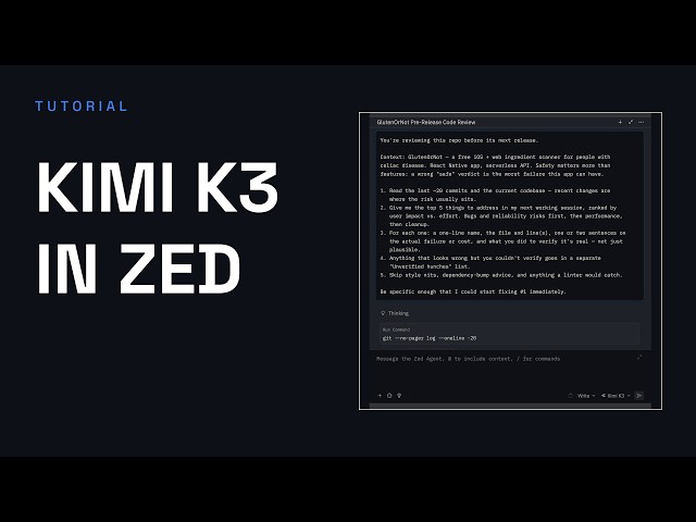 How to Set Up Kimi K3 in Zed (via OpenRouter)